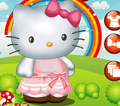 Hra - Hello Kitty oblíkačka